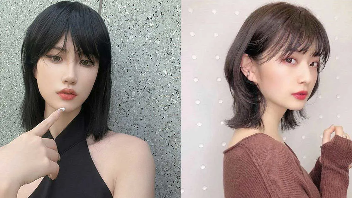 Tóc ngắn mullet nữ